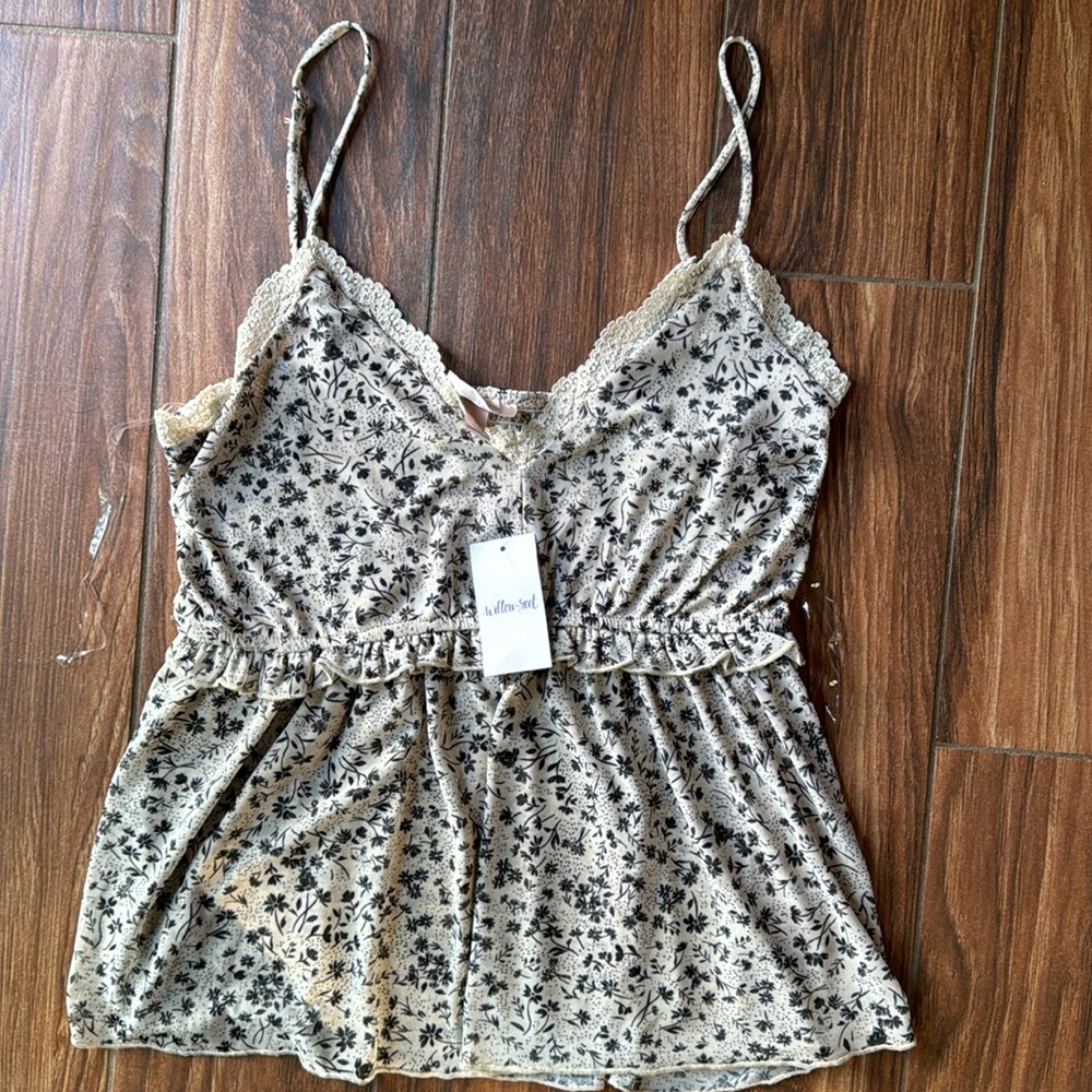 Willow root babydoll tank